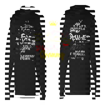 My Favorite Princess Calls Me Grammy Long Sleeve T-Shirt | Mazezy