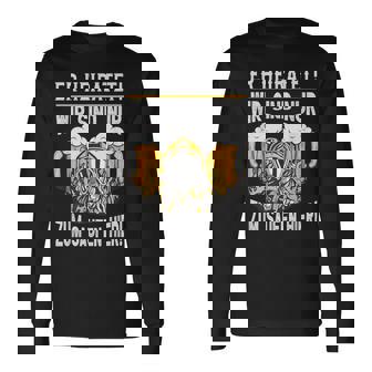 Feuerwehr Jga Er Heiratet Wir Sind Nur Zum Saufen Hier Langarmshirts - Geschenkecke
