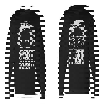 Fight Oligarchy Protest & Resist With Bernie Sanders & Aoc Long Sleeve T-Shirt - Thegiftio UK