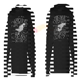 Fireworks Expert Missing Finger Long Sleeve T-Shirt - Monsterry