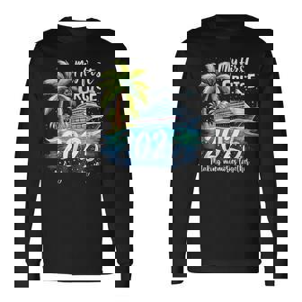 My First Cruise 2025 First Time Cruise Vacation 2025 Long Sleeve T-Shirt - Monsterry