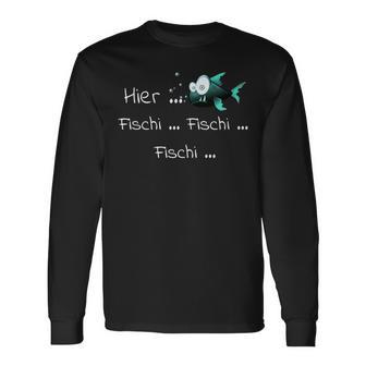 Here Fischi As A For Anglers Langarmshirts - Geschenkecke