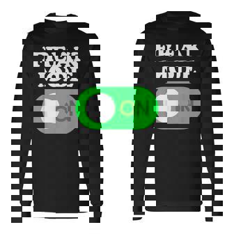 Freak Mode On Power Button Freaky Viral Slang Meme Long Sleeve T-Shirt - Thegiftio UK