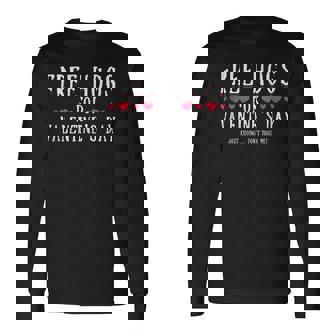 Free Hugs Just Kidding Dont Touch Me Valentines Day Tank Top Long Sleeve T-Shirt - Monsterry