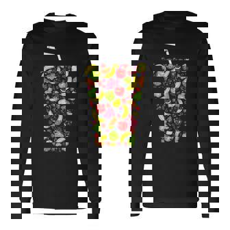 Fruit Juice Fruit Smoothie Healthy Delicious Living Tank Top Long Sleeve T-Shirt - Monsterry