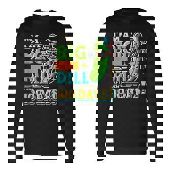 100 Days Of School Boys Happy 100Th Day Of School Long Sleeve T-Shirt - Thegiftio UK