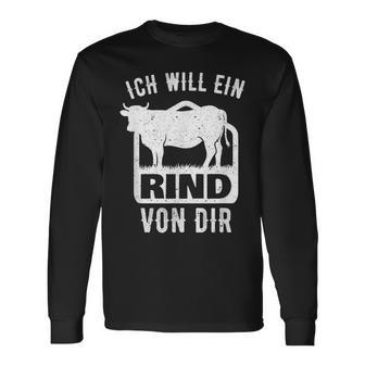 Agriculture Saying I Will A Rindon Dir Fun Langarmshirts - Geschenkecke