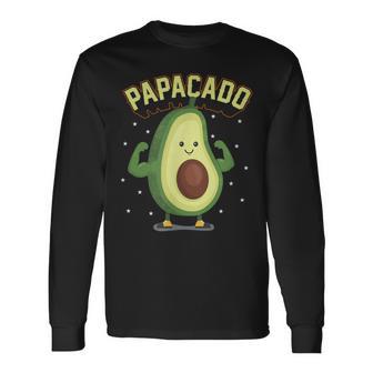 Avocado For Fathers Papacado Langarmshirts - Geschenkecke