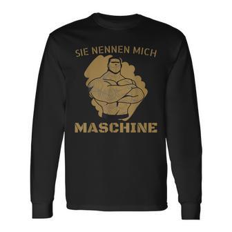 Bodybuilder Training Ich Name Mich Machine Langarmshirts - Geschenkecke