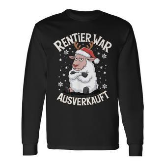 Christmas Sheep Reindeer Was Out Sold Out Langarmshirts - Geschenkecke