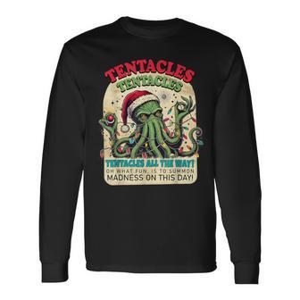 Cthulhu Christmas Tentacle Eldritch Holiday Langarmshirts - Geschenkecke