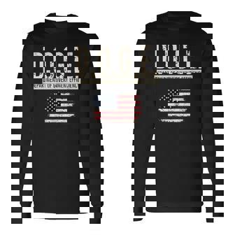 Doge Department Of Government Efficiency DOGE Long Sleeve T-Shirt | Mazezy