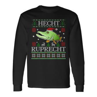 Fishing Christmas Fishing Pike Ruprecht Langarmshirts - Geschenkecke