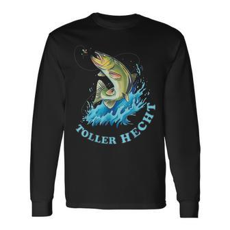 Fishing Saying With Fish And Bait Langarmshirts - Geschenkecke