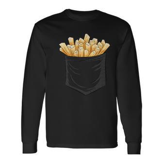 Fries Fast Food Chips In Your Bag Langarmshirts - Geschenkecke