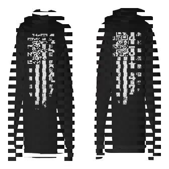 Qr President Trump 4547 Trump Dancing Code Long Sleeve T-Shirt | Seseable CA