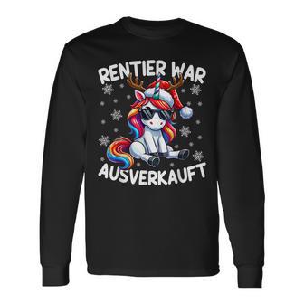 Reindeer War Sold Out Reindeer Christmas Langarmshirts - Geschenkecke