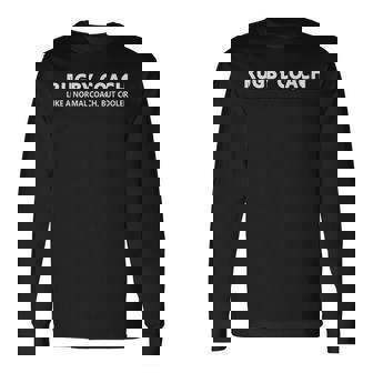Rugby Trainer Definition Rugby Coach Long Sleeve T-Shirt - Thegiftio UK