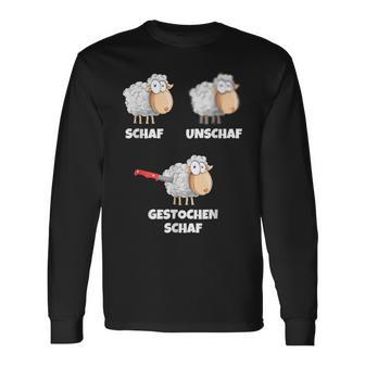 Saying Photographers Sheep Unschaf Struck Sheep Langarmshirts - Geschenkecke