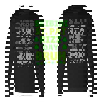 St Patrick's Day Irish Skibidi St Pat Rizz Day Sigmas Long Sleeve T-Shirt - Thegiftio