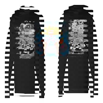 Trump Gulf Of Us America Kawaii Sunset Long Sleeve T-Shirt | Seseable CA