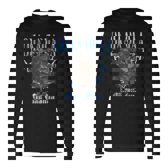 Viral Spining Cat Meme Oiiaa Oiiaa Cat Silly Meme Long Sleeve T-Shirt - Thegiftio UK