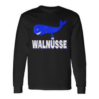 Walnuts Whale Testicles Eggs Fish Langarmshirts - Geschenkecke