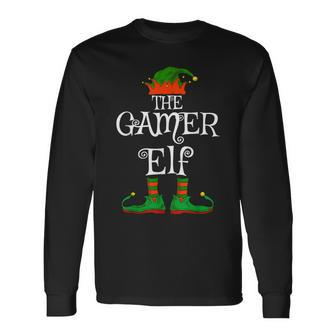 The Gamer Elf Christmas Boys Nager Langarmshirts - Geschenkecke