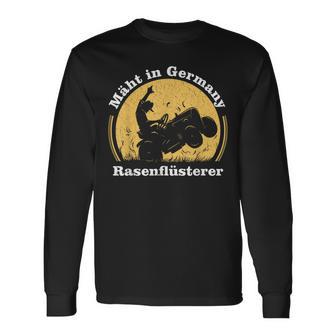 With German Lawnmower Lawn Mowing Langarmshirts - Geschenkecke