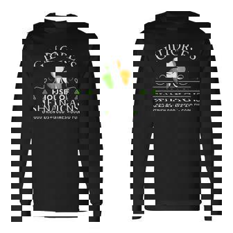 Gilmore's House Of Shenanigans Irish Family Name Long Sleeve T-Shirt - Thegiftio UK