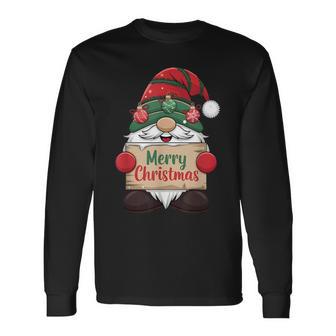 Gnome Christmas Santa Claus Costume Merry Christmas Gnome Langarmshirts - Geschenkecke