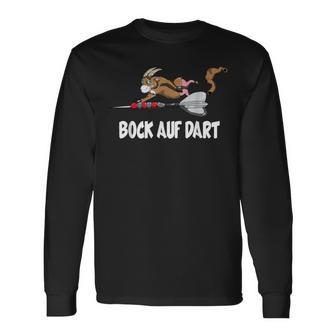 Goat Bock On Dart Game Dart Player Langarmshirts - Geschenkecke