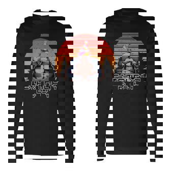 Gorilla Birthday Decorations Monkey Tag Vr Gamer Long Sleeve T-Shirt - Thegiftio