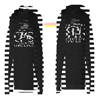 Grandpa Against Left Heimatliebe Germany Langarmshirts - Geschenkecke