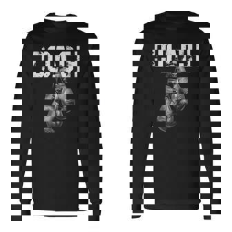 Guantes De Boxeo Boxeo Artes Marciales Mixtas Estilo Retro Camiseta de manga larga - Regaloses