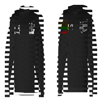 Guinea Ecuatorial Número 14 Sports Jersey Fútbol Catorce Camiseta de manga larga - Regaloses