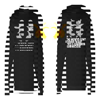 Halloween I'm Coming To Haunt Your Lunchboxes Banana Tank Top Long Sleeve T-Shirt - Monsterry