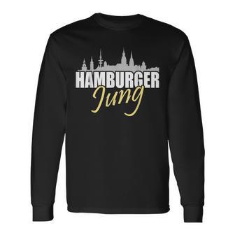 Hamburger Jung Anchor Moin Hamburg Langarmshirts - Geschenkecke