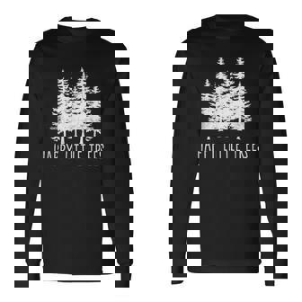 Happy Little Classic Adorable Costume Forest Lovers Tree Long Sleeve T-Shirt - Monsterry