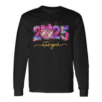 Happy New Year 2025 Pink Coquette Party Family Matching 2025 Langarmshirts - Geschenkecke