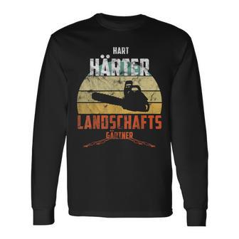 Hard Hardener Landscaper Chainsawintage Langarmshirts - Geschenkecke