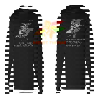 Harriet Tubman Underground Railroad Hero Black History Month Long Sleeve T-Shirt - Seseable