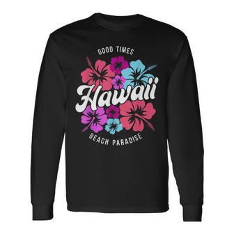 Hawaii Waikiki Surfing Langarmshirts - Geschenkecke