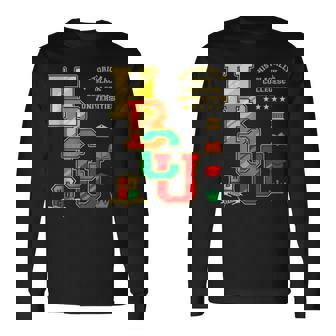 Hbcu Apparel Historically Black Colleges Universities Grad Long Sleeve T-Shirt | Mazezy