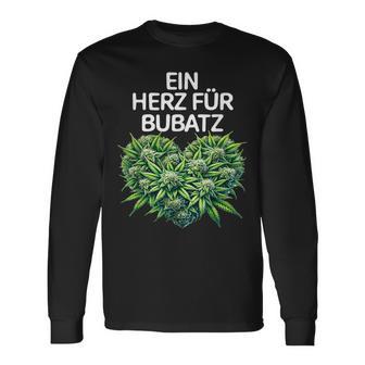 A Heart For Bubatz Bubatz Saying With Heart Bubatz Langarmshirts - Geschenkecke