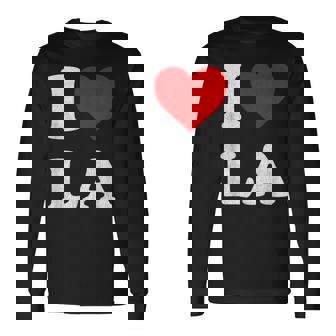 I Heart La Souvenir I Love Los Angeles T-shirt à manches longues - Cadeauxyz