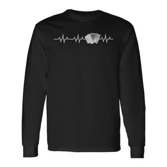 Heartbeat Heartbeat Styrian Harmonica Squeeze Langarmshirts - Geschenkecke