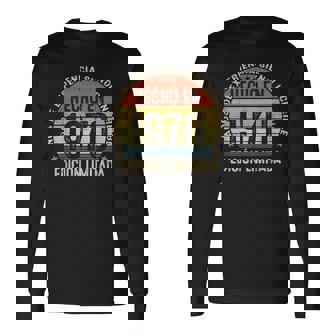 Hecho En 1970 55 Años Cumpleaños Regalo 55 Cumpleaños Hombre Camiseta de manga larga - Regaloses