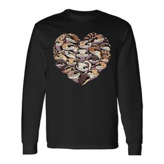Hognose Snake Lover Puff Adder Snakes Long Sleeve T-Shirt - Monsterry