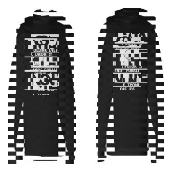 Hole In One Great For Men Dads And Brothers Long Sleeve T-Shirt - Thegiftio